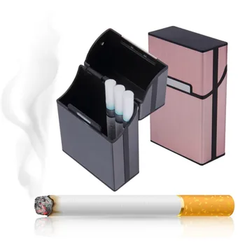 Nauja Tabako Savininko Kišenėje Lauke Talpykla 20 Cigarų, Cigarečių Atveju Lengvesnis Aliuminio Metalo Geriausias Draugas, Magnetinė Sklendė, 1pc