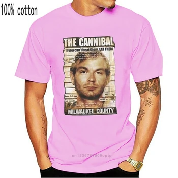 Naujas Kovos Su Jeffrey Dahmer Mugshot Serijos Nužudyti Vyrai T-Shirt Juokingi Marškinėliai
