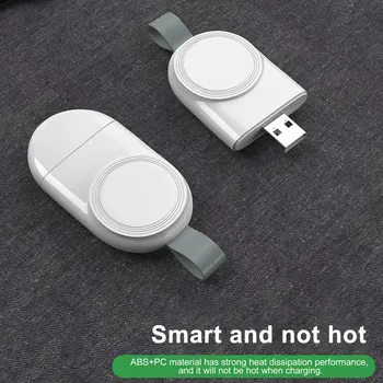 Naujas Nešiojamas Smart Žiūrėti USB Įkroviklio Laidą Magnetinio Belaidžio Įkrovimo Dokas 