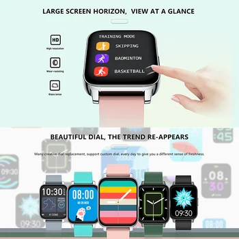 Naujas Smart Watch Vyrai Visiškai Jutiklinis Ekranas Sport Fitness Tracker Smart Apyrankė Xiaomi 