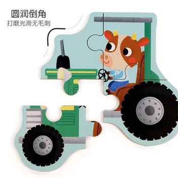 Naujas Stilius Dinozaurai/ Transporto priemonės Medinė Dėlionė Vaikams vaiko Mokymosi Švietimo Žaislai Vaikams, Medinės Dėlionės, Žaislų Berniukams, Mergaitėms