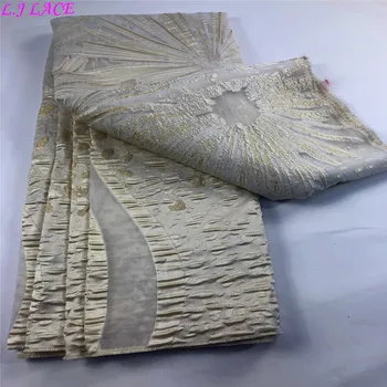 Naujausias populiarus spausdinti organza nėrinių suknelė 