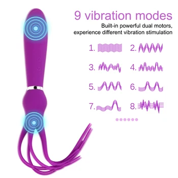 OLO 9 Greičio Moterų Masturbacija Sekso Produktai Dildo, Vibratoriai Sekso Žaislų Pora Massager G Spot SM Plakti Speneliai Clit Stimuliacija