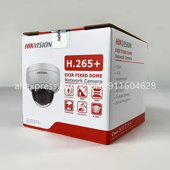 Originalus Hikvision anglų 8MP DS-2CD2183G0-IU 4K WDR Fiksuotas IP IR VAIZDO POE Dome Network Camera su Build-in Mic
