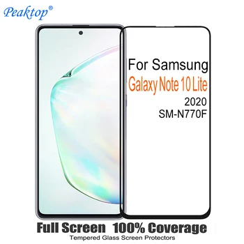 Originalus Pilnas draudimas Screen Protector, Grūdintas Stiklas, Skirtus Samsung Galaxy Note 10 Lite Apsauginis Stiklas SM-N770F Filmas