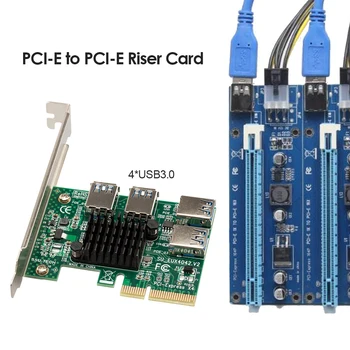 PCI-E PCI-E Riser Kortelės Adapteris SATA Extender 