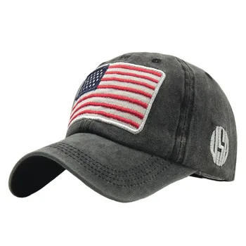 Plauti senas Amerikos vėliava beisbolo kepuraitę vyrai moterys medvilnės kepurės snapeliu snapback