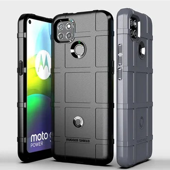 Prabanga Atsparus Smūgiams Šarvai Atveju, Motorola Moto G9 Power Plus G9 Žaisti G8 Galia Lite G7 Galia G6 Plius Telefono Dangtelį Soft Shell Korpuso