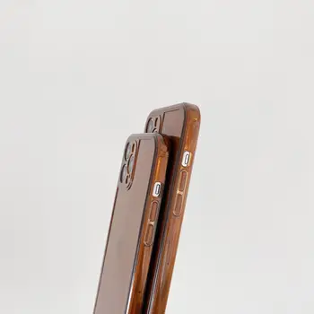 Retro kawaii želė kavos Skaidrus Japonijos Telefono dėklas Skirtas iPhone 12 11 Pro Max Xr Xs Max 7 8 Plius 7Plus atveju Mielas Minkštas Viršelis