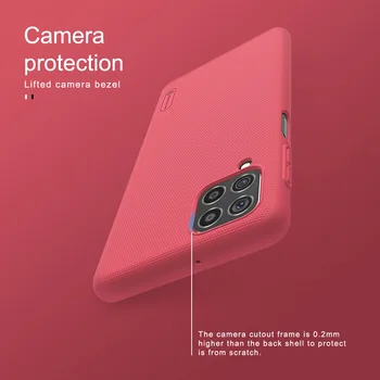 Samsung Galaxy F62 Telefono dėklas NILLKIN Super Matinio Shield Ultra-plonas 6.7 colių Kietąjį KOMPIUTERIO Apsaugos Atveju 