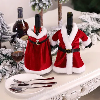Santa Claus Vyno Butelio Dangtelį Linksmų Kalėdų Dekoro Namų 2021Natal Noel Kalėdų Stalo Dekoras Kalėdų Dovana Naujųjų Metų 2022