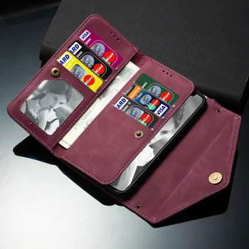 SE 2020 m. Moteris Messenger Bag Rankinė Peties Kirsti Kūno Maišelį Telefono Flip Case For iPhone 11 12 Pro XS Max X XR 8 7 6 Plius 5S Dangtis