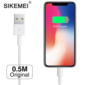 SIKEMEI 0,5 M Originalus USB 8 Pin Kabelis, skirtas 