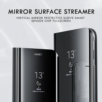 Smart Veidrodis, Flip Case For Xiaomi Mi Redmi 9 Pastaba 9S Pro 8 8T 7 10X 8A 7A 4X K20 K30 Pro 9A 9C 5G 4G Telefono Dangtelį Funda