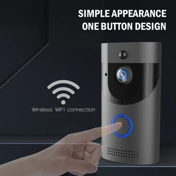 Smart Video Duris Varpelių 720P Belaidžio Ryšio EGLĖS Signalizacijos SPINDULIŲ Naktinio Matymo IP Kameros