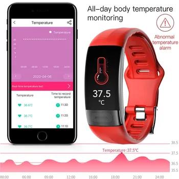 Smartband P11 Plius EKG Smart Juosta Žiūrėti Širdies ritmo Monitorius PPG Apyrankę Kraujo Spaudimas Vandeniui Apyrankė