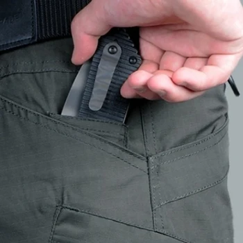 Soqoool Vyrų Karinės Laisvi šortai Kamufliažas Multi-pocket Krovinių Šortai Vyrų Darbo Kelnės 5XL Plius Dydis