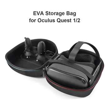 Sunku EVA Kelionių Saugojimo Krepšys Oculus Quest 2 VR Ausines Nešiojami Patogus lagaminas VR Ausinių Valdikliai, Priedai