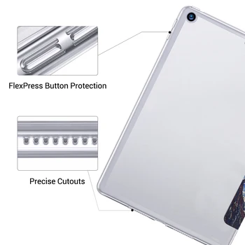 Tablet Case for Samsung Galaxy Tab S2 8.0 SM-T710 SM-T715 Funda Flip Cover Cartton Tapybos atsparus smūgiams Silikoninis Coque