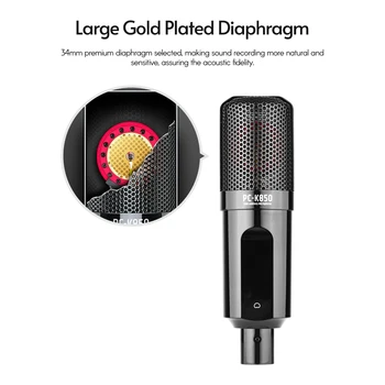 TAKSTAR PC-K850 Pusėje-Adresas Įrašymas Mikrofonas Cardioid Pikapas Modelis Laidinio Kondensatoriaus Mikrofonas-Live Transliacijos Karaoke