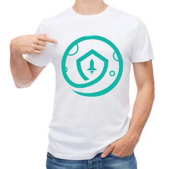 TEEHUB Juokinga Kriptografijos Monetos Vyrų Marškinėliai Safemoon Logotipu Berniukas marškinėliai trumpomis Rankovėmis Atsitiktinis Mados Viršūnes Tees