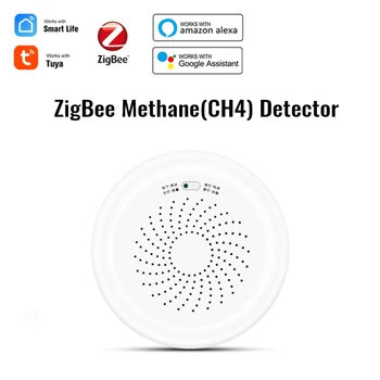 Tuya ZigBee Dujų Nuotėkio Detektorius Dujų Jutiklis, Detektorius Balsu Perspėti Jutiklis Namų Apsaugos Aukšto Jautrus Tuya/Smart Gyvenimo App