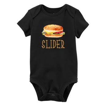 Tėvo Diena Marškinėliai Mėsainiai Mados Tee Sandwich Atitikimo Tėvo Sūnus Tshirts 2020 M. Pirmą tėvo Diena Dovanos Iš Kūdikių Raidė