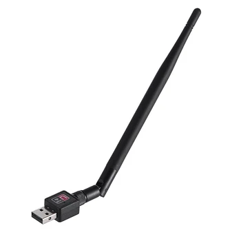 USB NIC 900Mbps WIFI Bevielio ryšio Imtuvas Mini Dongle Adapterį LAN Tinklo Kortelė Antenos 1Pcs