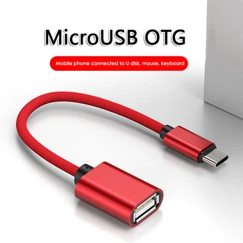 USB OTG C Tipo prie USB OTG Adapterio Greito Įkrovimo Tipas-C Įkroviklis Duomenų Kabelis Konverteris, skirtas Macbook 