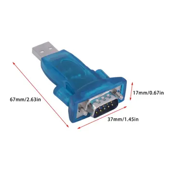 USB Į RS232 Nuoseklusis Prievadas 9 Pin DB9 Kabelis Serial COM Port Adapteris Konverteris Su Moterų Adapteris Palaiko 