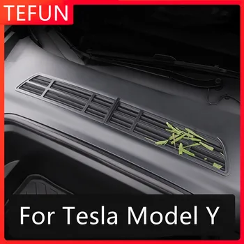 Už Tesla Model Y Vabzdžių Grynieji Priekinio Dangtelio Oro kondicionavimo Oro Įleidimo Apsaugine danga Pakeitimo Priedai