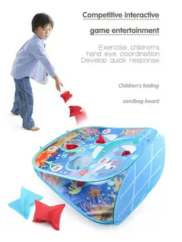 Vaikai Maišą Pupelių Toss Žaidimas, Nustatyti Lauko Žaislus Vaikams Žaidimų Rinkinį Cornhole Vaikai Maišą Pupelių Toss Žaidimas Vaikams Pusių Vaikai Sandball Žaidimai