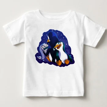 Vasaros Vaikų pakilios nuotaikos T Shirts, Kad Madagaskaro Pingvinai T-Marškinėliai Berniukams Ir Mergaitėms Patinka Kapitonas Privačių Pico Drabužių MJ
