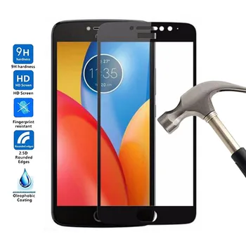 Visiškai Padengti Grūdinto Stiklo Motorola Moto E4 Plus Ekrano apsaugos MOTO E4 E 4 Telefonas Padengti Apsaugine Plėvele