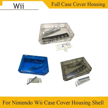 Visą Atveju Dangtis Korpuso Apvalkalas Su Mygtuką Nintend Wii Su Mažmeninės Pakuotės Dangtelį Kristalų Būsto Atveju Shell Wii Konsolės