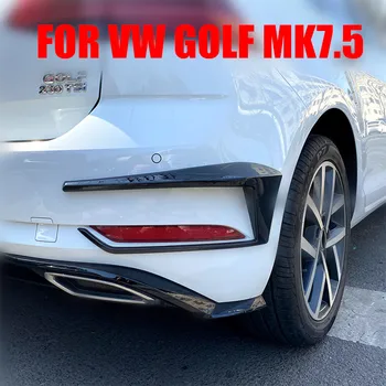 VW Golf 7.5 MK7.5 GTI R GRNT R400 2016-2019 Galinis Bamperis Splitter Canard Automobilių Eksterjero Dalys, Galinio Skirstytuvo Spoileris Lipdukas