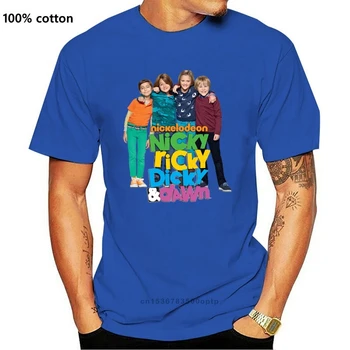 Vyriški Nicky Ricky Dicky Aušros Meno, Dizaino, Mados Cottont-Shirt O-Kaklo Mados Atsitiktinis Aukštos Kokybės Print T Shirt