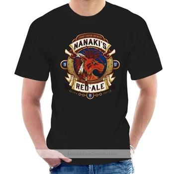 Vyrų Marškinėlius Nanaki Raudona Ale Final Fantasy Vii T Shirt Atspausdintas T-Shirt Tees Viršuje @004308