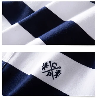 Vyrų Polo Marškinėliai 2019 M. Vasarą Vyrams, Atsitiktinis Kvėpuojantis Plius Dydis 6xl Dryžuotas trumpomis Rankovėmis Polo Marškinėliai Medvilnės Verslo Drabužiai Viršūnes Tee