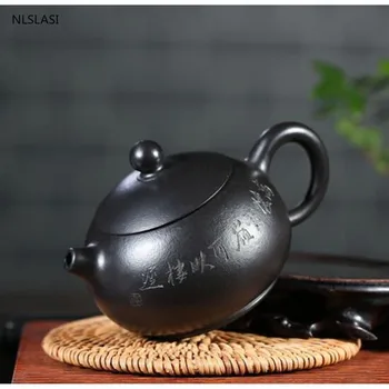 Yixing arbatos puodą raudonos molio Xishi filtras Arbatinukas grožio virdulys Raw rūdos Rankų darbo Boutique Teaware Individualų autentiški 170ml