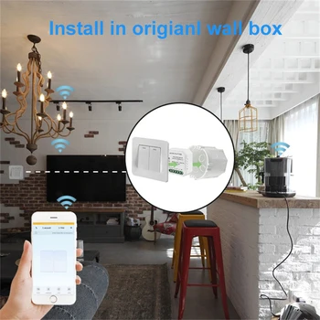Zigbee 3.0 Smart Relės Perjungimas Modulis Išmaniųjų Namų Nuotolinio Valdymo Modulis Veikia Su Alexa 