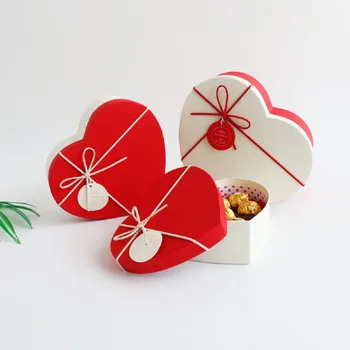 Širdies Formos Valentino Dienos Dovanų Dėžutės Dekoravimo, Dovanų Dėžutė Pakuotės Meilužis 