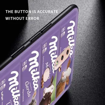 Šokoladas Milka Lauke Silikoninis Telefono dėklas, Skirtas Nokia 1.4 5.4 7.2 5.3 3.4 2.4 2.2 8.3 2.3 3.2 4.2 C3 1.3 C2 tenen Rankovės Padengti Krepšys