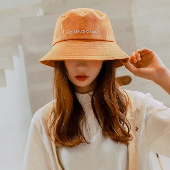 Žvejys skrybėlę moterų vasaros korėjos versija laukinių mielas studentų kelionės apsaugos nuo saulės atsitiktinis tendencija skrybėlę moterų laišką baseino bžūp