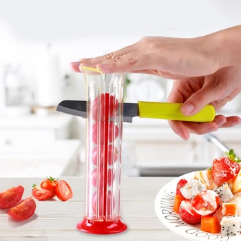 ， Houseware Skaidrus Mini Pomidorų Slicer