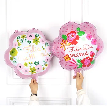 1 Vnt ispanijos Motinos Dieną, Rožė Gėlių Valentino Diena Romantiška Aliuminio Dalyvavimas Vestuvės Šalies Folija Balionas