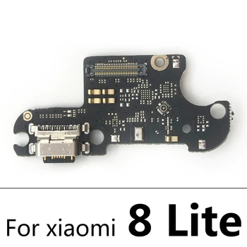 10VNT USB Įkroviklis Įkrovimo lizdas Jungtis Valdybos Flex Kabelis Su Mic Mikrofonas Xiaomi Mi 11 Pro 10T 10 9 8 Se A1 A2 Lite A3
