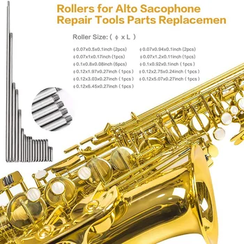 119Pcs/Set Alto Sax Saksofonas Remontas, Dalys Varžtai + Saksofonas Spyruoklių Rinkinys 