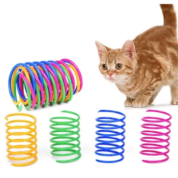 16PCS Kačių Pavasarį Žaislai, Spalvinga, Žaisminga Ritės, Kačiukų ir Kačių Žaislai Interaktyvi Katė Juokingas Žaislas Kačių Žaislai Interaktyvus Pet products