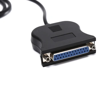 1pc 120cm USB 2.0 25 Pin Lygiagrečiai Uosto Spausdintuvo Kabelis IEEE 1284 USB Lygiagrečiai Adapterio Kabelis